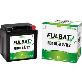 Akumulator Fulbat YB10L-A2/B2 FB10L-A2/B2 GEL 12V 11.6Ah 120A P+