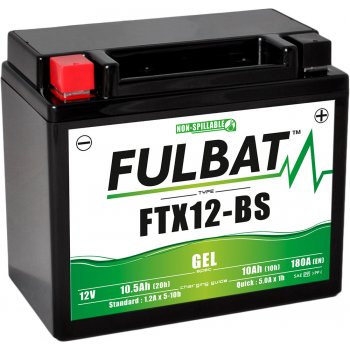 Akumulator Fulbat YTX12-BS FTX12-BS GEL 12V 10.5Ah 180A