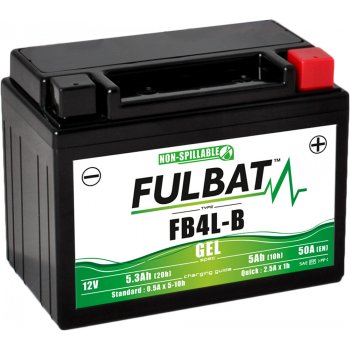 Akumulator Fulbat YB4L-B FB4L-B GEL 12V 5.3Ah 50A