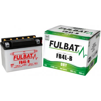 Akumulator Fulbat YB4L-B DRY FB4L-B 12V 4.2Ah 56A
