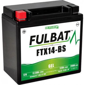 Akumulator Fulbat YTX14-BS FTX14-BS GEL 12V 12.6Ah 200A