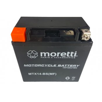 Akumulator Moretti YTX14-BS 12Ah 200A AGM