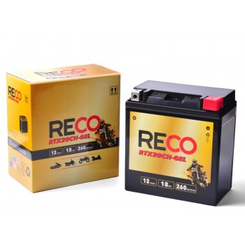 Reco RTX20CH GEL 12V 18Ah 260A akumulator motocyklowy