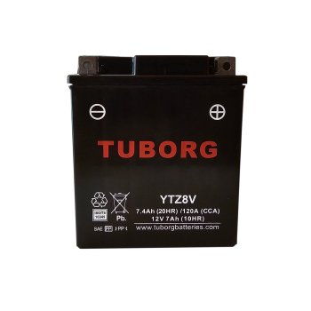 Akumulator Tuborg YTZ8V-GEL 7.4Ah 120A AGM