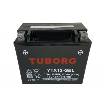 Akumulator Tuborg YTX12-GEL 10Ah 200A AGM