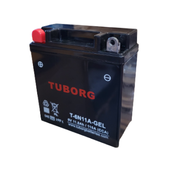 Akumulator Tuborg 6N11A-GEL 6V 11.8Ah 110A