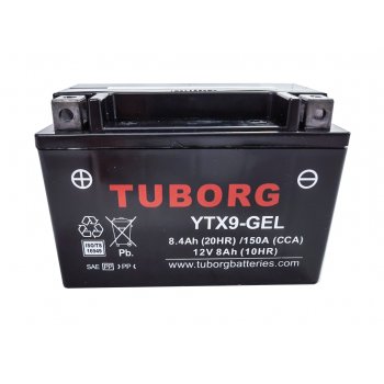 Akumulator Tuborg YTX9-GEL 8.4Ah 150A AGM