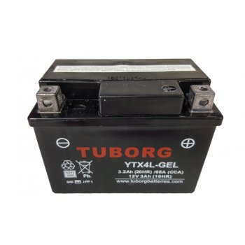Akumulator Tuborg YTX4L-GEL 4Ah 60A AGM