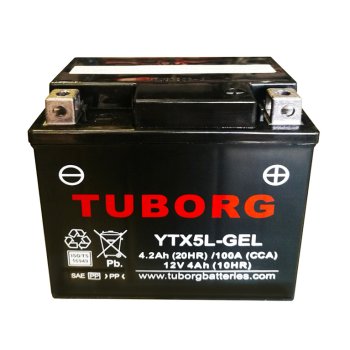 Akumulator Tuborg YTX5L-GEL 12V 5Ah 100A