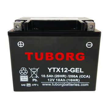 Akumulator Tuborg YTX12-GEL 10Ah 200A AGM