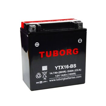 Akumulator Tuborg YTX16-BS 14.7Ah 240A AGM