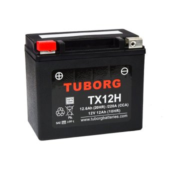 Akumulator wzmocniony Tuborg YTX12-BS  TX12H 12Ah 220A/282A