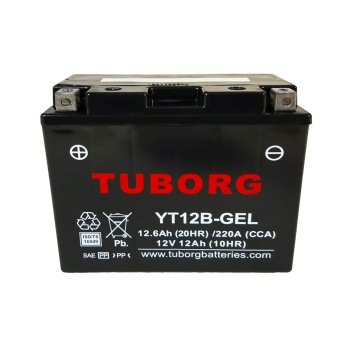 Akumulator Tuborg YT12B-GEL 12Ah 220A AGM
