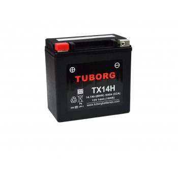 Akumulator wzmocniony Tuborg YTX14-BS  TX14H 14Ah 240A/302A