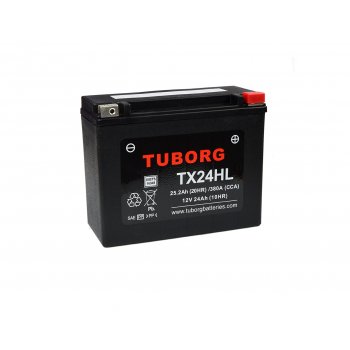 Akumulator wzmocniony Tuborg Y50-N18L-A/A2  TX24HL 24Ah 380A/501A
