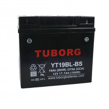 Akumulator Tuborg YT19BL-BS 18Ah 275A AGM