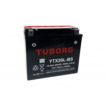 Akumulator Tuborg YTX20L-BS 18.9Ah 300A AGM