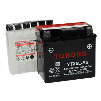 Akumulator Tuborg YTX5L-BS 4.2Ah 100A AGM