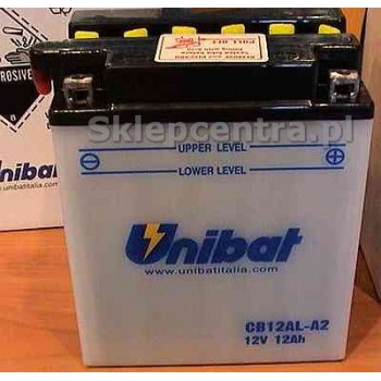 Akumulator motocyklowy Unibat YB12AL-A2 12Ah 165A