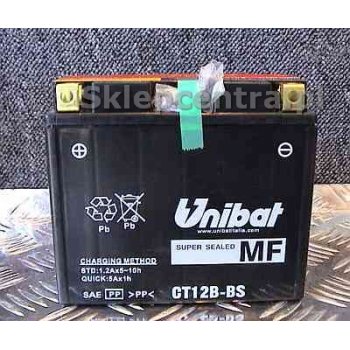 Akumulator motocyklowy Unibat  YT12B-4 YT12B-BS 10Ah 180A