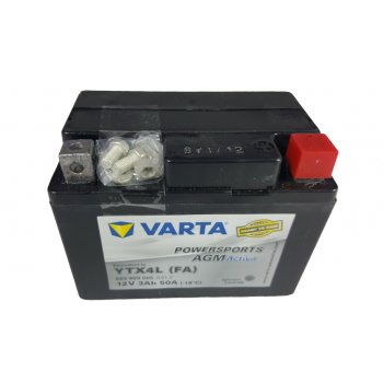 Akumulator motocyklowy Varta YTX4L (FA) 3Ah 50A