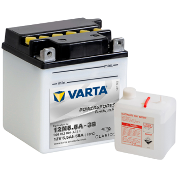 Akumulator motocyklowy Varta 12N5.5A-3B 5.5Ah 58A