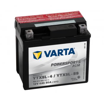 Akumulator motocyklowy Varta YTX5L-BS 4Ah 80A
