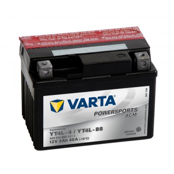 Akumulator motocyklowy Varta YTX4L-BS 3Ah 40A