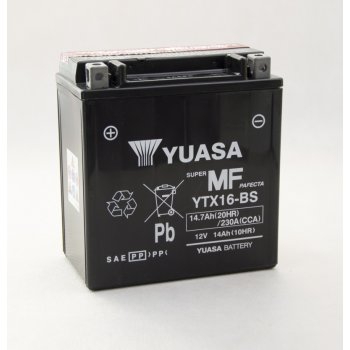 Akumulator motocyklowy Yuasa YTX16-BS 14.7Ah 230A