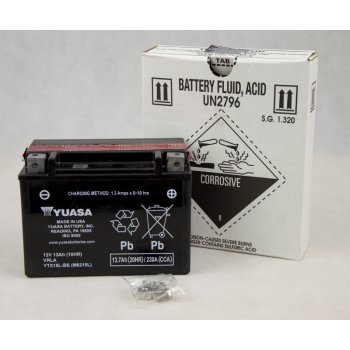 Akumulator motocyklowy Yuasa YTX15L-BS 13Ah 230A