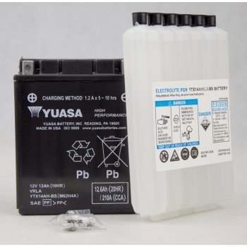 Akumulator motocyklowy Yuasa YTX14AH-BS 12.6Ah 210A