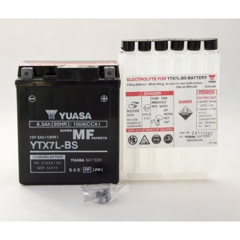 Akumulator Yuasa YTX7L-BS 6.3Ah 100A