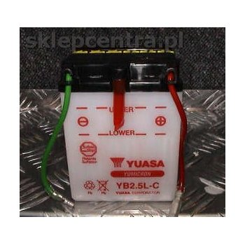 Akumulator motocyklowy Yuasa YB2.5L-C 2.5Ah 19A