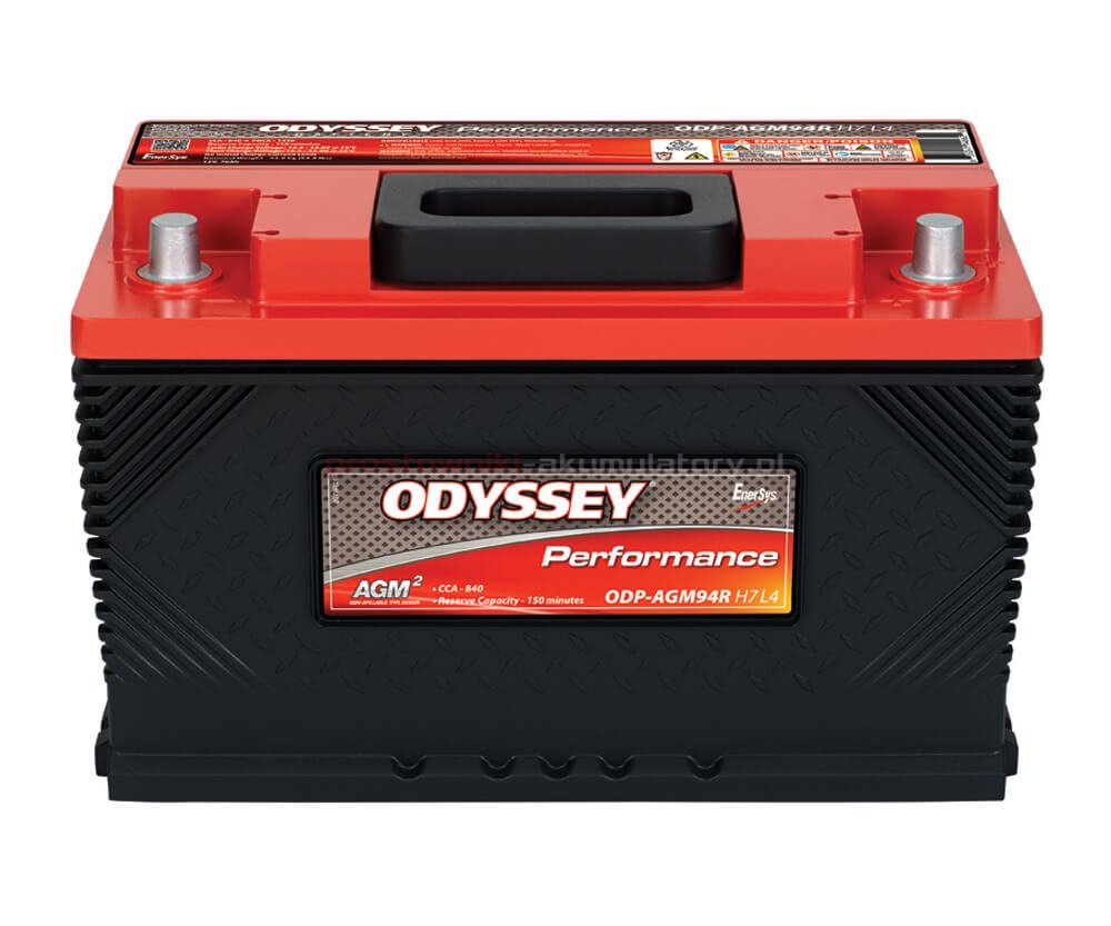 Akumulator Odyssey AGM ODP-AGM94R H7 L4 (94R-850 (LN4-H7)) 12V 80Ah ...