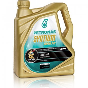 Olej silnikowy syntetyczny Petronas Syntium 3000 AV 5W-40 4L