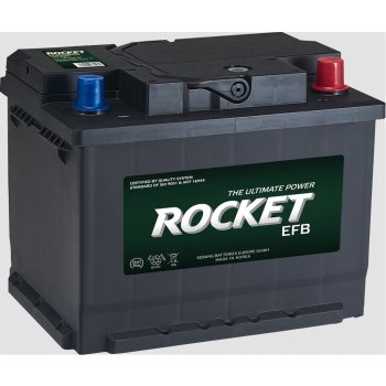 Akumulator Rocket EFB 12V 60Ah 560A P+
