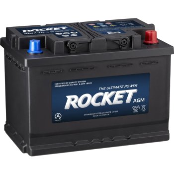 Akumulator Rocket AGM 12V 70Ah 760A P+ Start&Stop