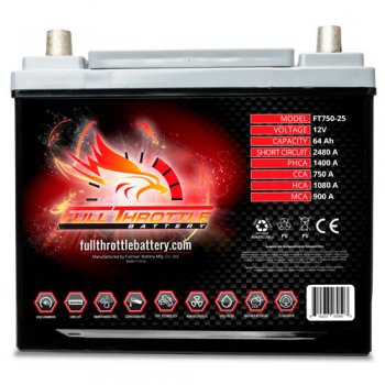 Akumulator Fullriver Throttle AGM FT750-25 12V 64Ah 750A L+