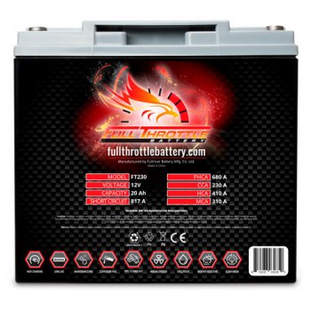 Akumulator Fullriver AGM FT230 12V 20Ah 230A YT19BL 51913