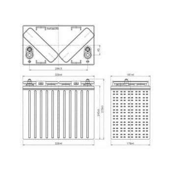 Akumulator Yuasa Pro-Spec DCB 1275-12 12V 150Ah (T1275, RDC12-1275, L-1275)