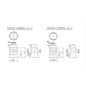 Akumulator Yuasa Pro-Spec DCB145-6 6V 260Ah (T145, RDC6-145, L-145)
