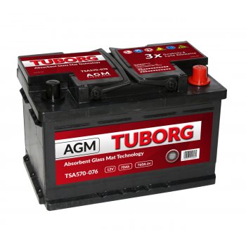 Akumulator Tuborg AGM 70Ah 760A TSA570-076