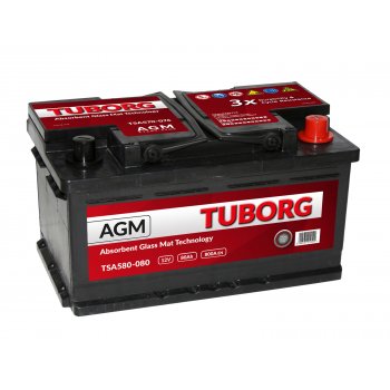 Akumulator Tuborg AGM 80Ah 800A TSA580-080
