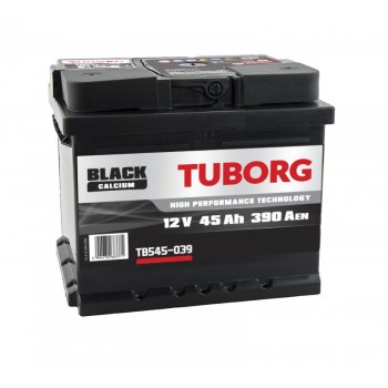 Akumulator Tuborg Black 45Ah 390A