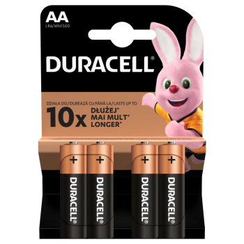 Akumulator Bateria Alkaliczna Duracell AA LR6 - blister 4szt