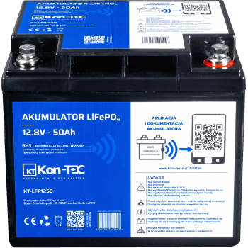 KON-TEC Akumulator LiFePO4 12V 50Ah