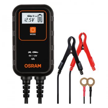 Ładowarka automatyczna OSRAM Battery Charge 904 do ładowania akumulatorów 6V i 12V, prąd ładowania 2A i 4A