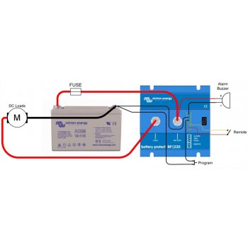 Schemat podłączenia Battery Protect